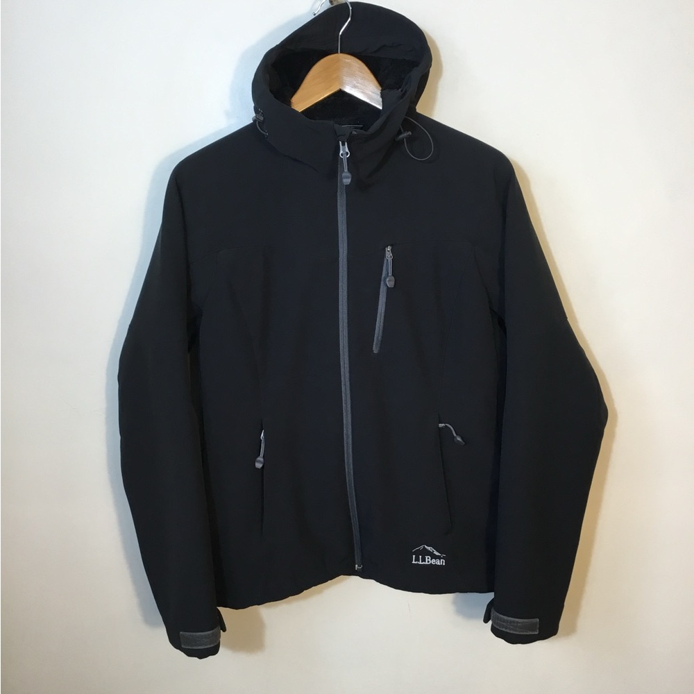L.L. Bean Softshell Full Zip Hooded Jacket